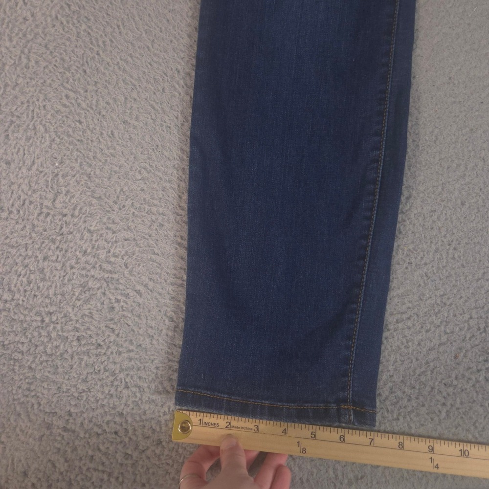 Judy Blue Jeans Womens 15/32 Blue Straight Fit Cotton Blend Stretch Dark Wash - Picture 2 of 11